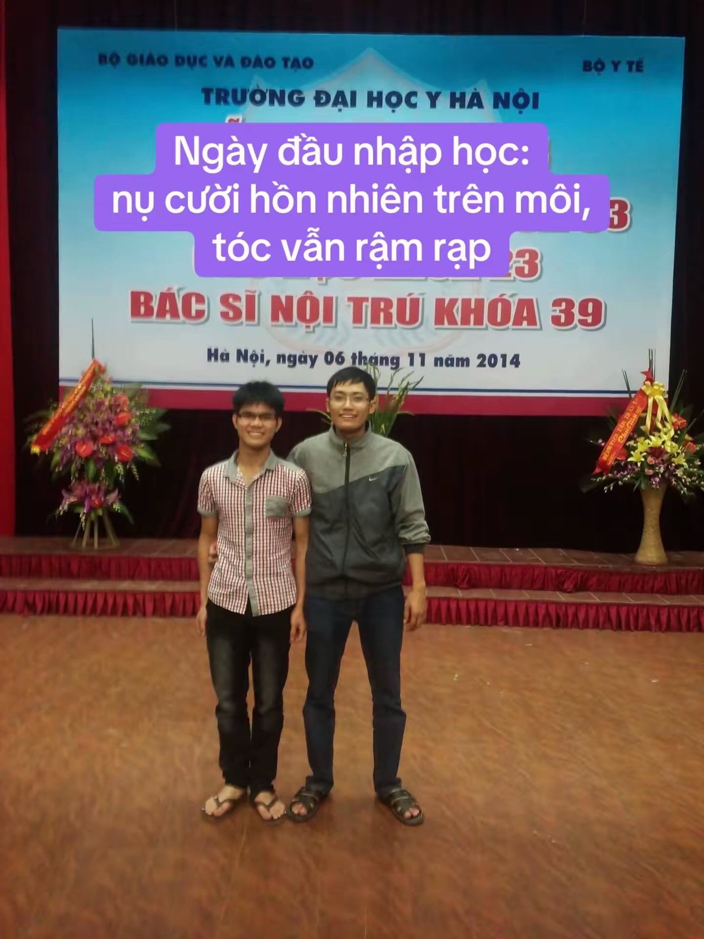 Bức ảnh TRƯỚC và SAU học bác sĩ nội trú dậy sóng MXH: Trước 