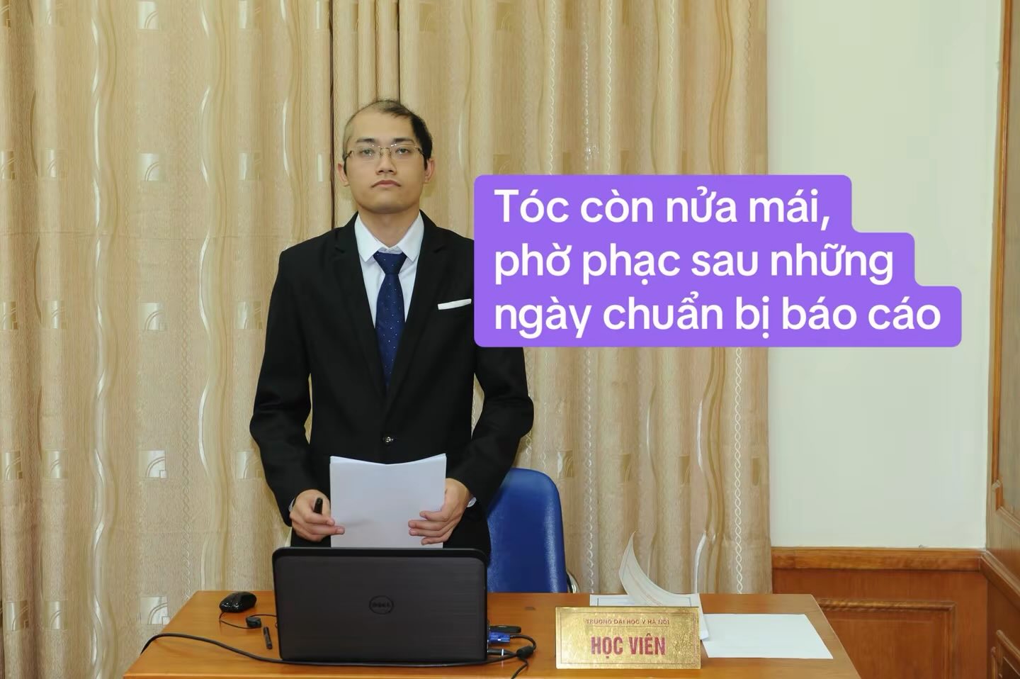 Bức ảnh TRƯỚC và SAU học bác sĩ nội trú dậy sóng MXH: Trước 