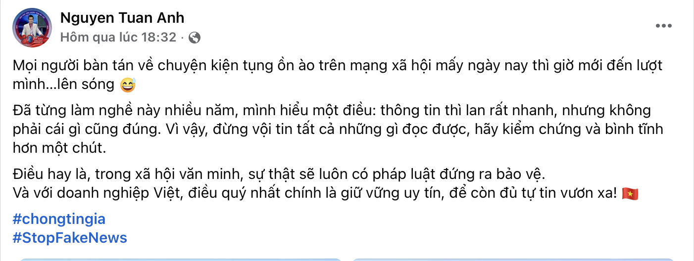 Trương Ngọc Ánh, Minh Tiệp, Lý Quí Khánh và nhiều KOLs lan toả thông điệp &quot;chống tin giả&quot; - Ảnh 8.