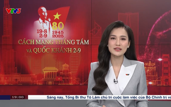 BTV Thời sự 19h của VTV từng đạt giải Nhì Văn quốc gia, thủ khoa Ngoại thương - Ảnh 1. BTV Thời sự 19h của VTV từng đạt giải Nhì Văn quốc gia, thủ khoa Ngoại thương - Ảnh 1.