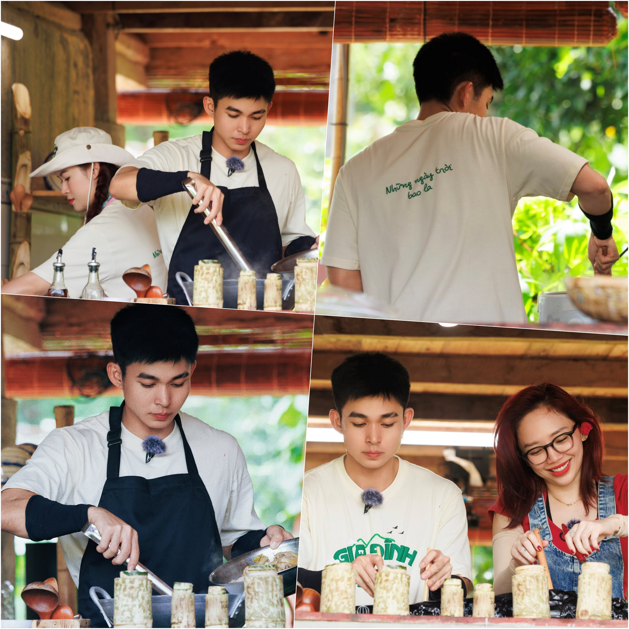 Biểu cảm &quot;khó đỡ&quot; của các thành viên Gia đình Haha khi lần đầu thưởng thức đặc sản Tây Nguyên: &quot;Khổ trước sướng sau&quot;, càng ăn càng cuốn!- Ảnh 5.