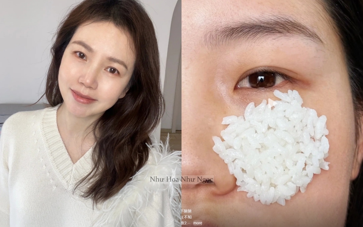 Cô nàng đắp cơm lên mắt, tưởng vô dụng nhưng bất ngờ khiến nếp nhăn giảm đi thấy rõ - Ảnh 3.