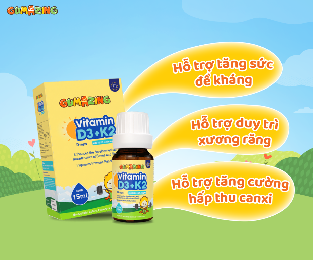 Gumazing Vitamin D3K2 Drops – lựa chọn trên hành trình hỗ trợ cao lớn của con - Ảnh 4.
