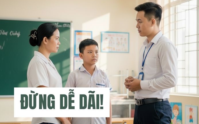 Đoạn đối đ&aacute;p giữa thầy gi&aacute;o ở H&agrave; Nội v&agrave; một b&agrave; mẹ khiến nhiều phụ huynh giật m&igrave;nh: Ho&aacute; ra mọi thứ chỉ l&agrave; C&Aacute;I CỚ!