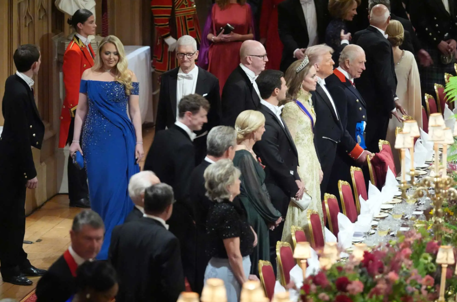 Quốc yến Windsor gây sốc: Vương phi Kate sánh đôi cùng con rể nhà Trump, Tiffany bị “ra rìa”- Ảnh 2.