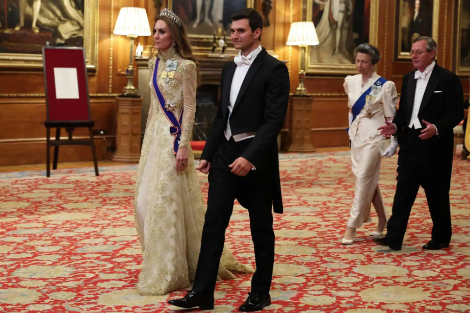 Quốc yến Windsor gây sốc: Vương phi Kate sánh đôi cùng con rể nhà Trump, Tiffany bị “ra rìa”- Ảnh 3.