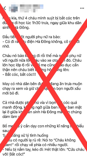 Vụ học sinh lớp 6 ở Hà Nội suýt bị bắt cóc trên đường đi học: Do cháu tự nghĩ ra - Ảnh 1. Vụ học sinh lớp 6 ở Hà Nội suýt bị bắt cóc trên đường đi học: Do cháu tự nghĩ ra - Ảnh 1.