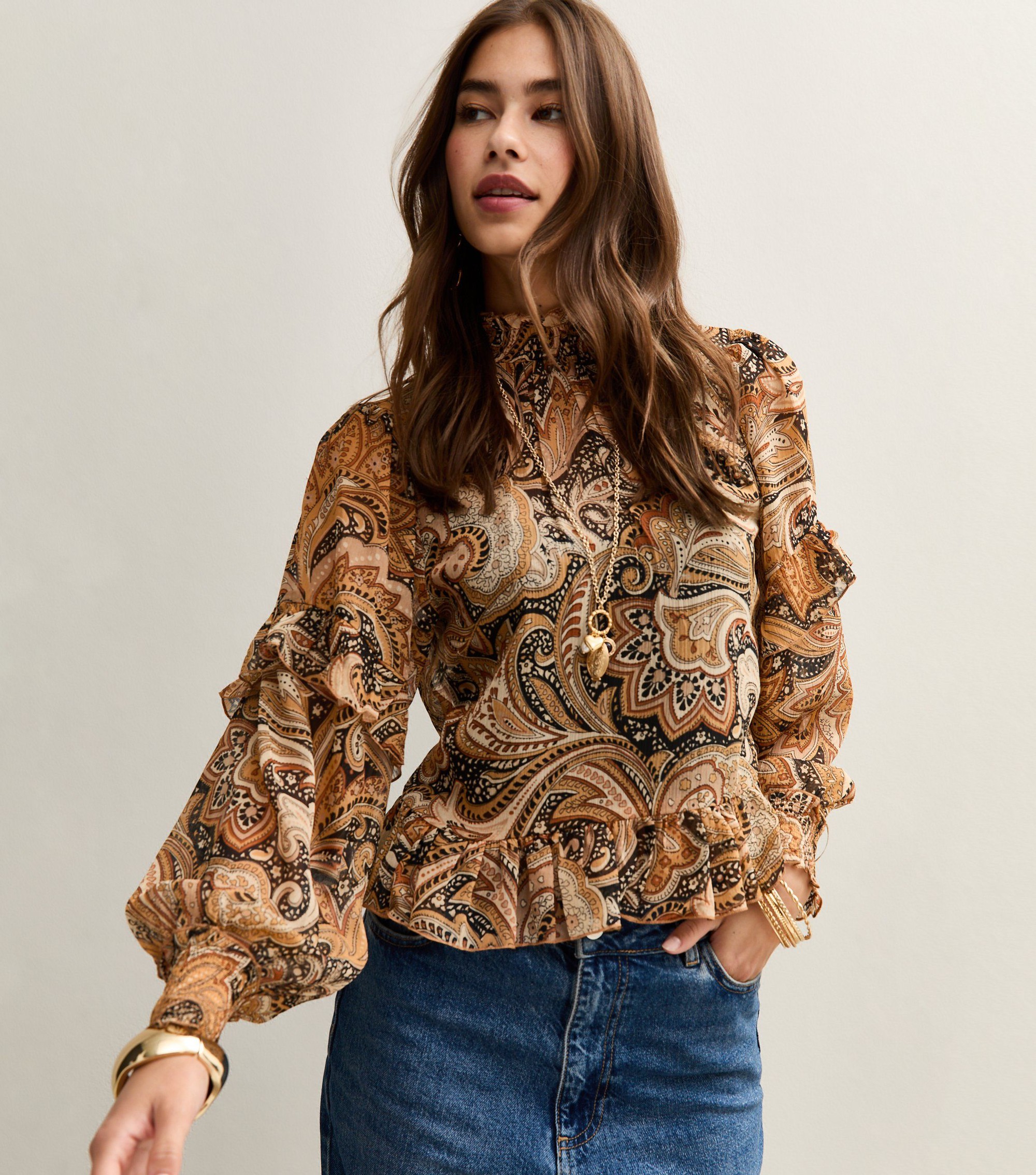 brown-paisley-print-frilly-trimmed-blouse-17586984082442054782647-1758732334495-17587323345601532557306.jpg