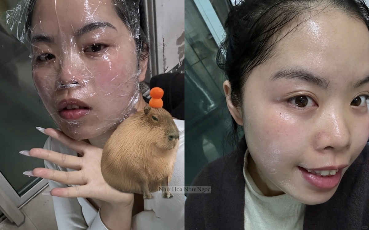 Dùng màng bọc thực phẩm để da căng bóng như vừa đi spa "bơm nước" - Ảnh 6. Dùng màng bọc thực phẩm để da căng bóng như vừa đi spa "bơm nước" - Ảnh 6.