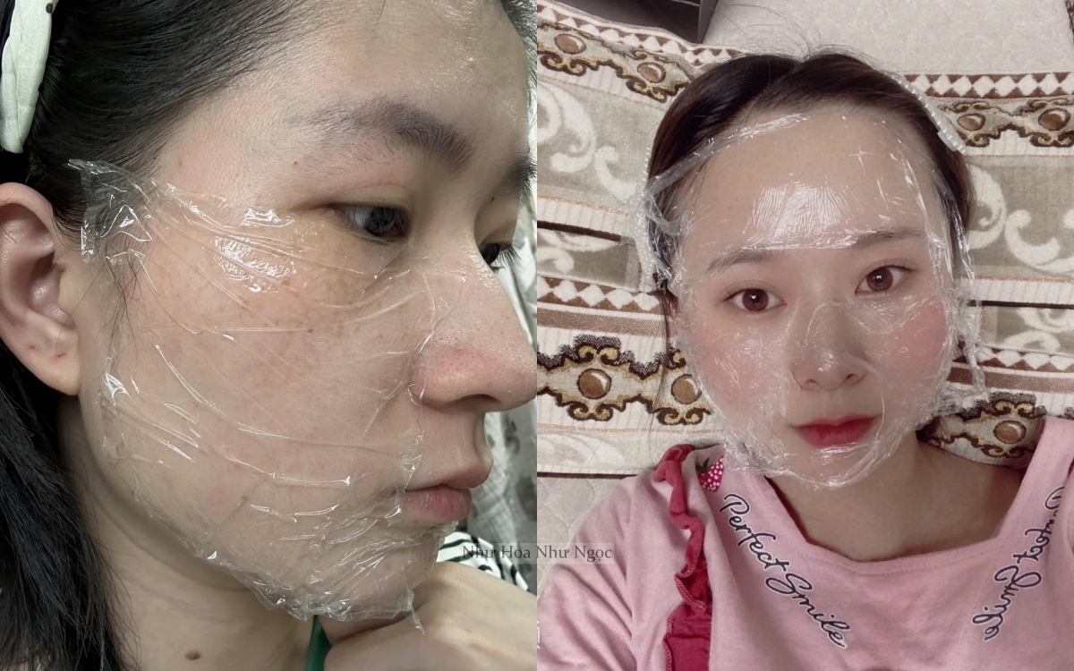Dùng màng bọc thực phẩm để da căng bóng như vừa đi spa "bơm nước" - Ảnh 5. Dùng màng bọc thực phẩm để da căng bóng như vừa đi spa "bơm nước" - Ảnh 5.
