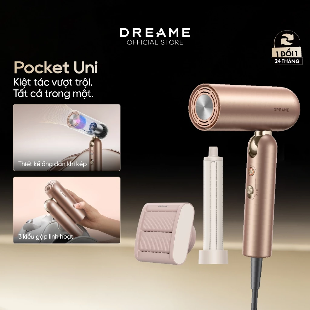 Chị em mê mẩn 4 máy sấy tóc nhỏ gọn: Vừa đẹp vừa khô nhanh, không lo xơ rối- Ảnh 1.