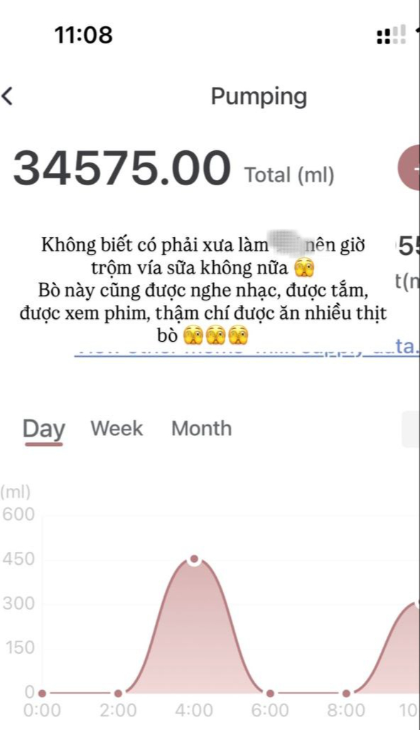 Cô Văn Thùy Dương đăng ảnh con rể cùng bình sữa... 2 lít Tô Sa hút được: &quot;Hạnh phúc của người vắt sữa bò, người nuôi bò thì hơi xót&quot;- Ảnh 1.
