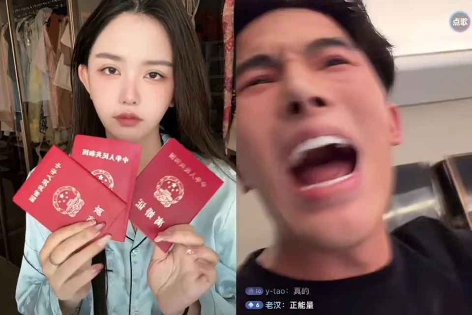 &quot;Sao nữ 26 tuổi 3 đời chồng&quot; bị chồng thứ 3 uy hiếp trên livestream: Đường tình duyên đầy thị phi - Ảnh 1.