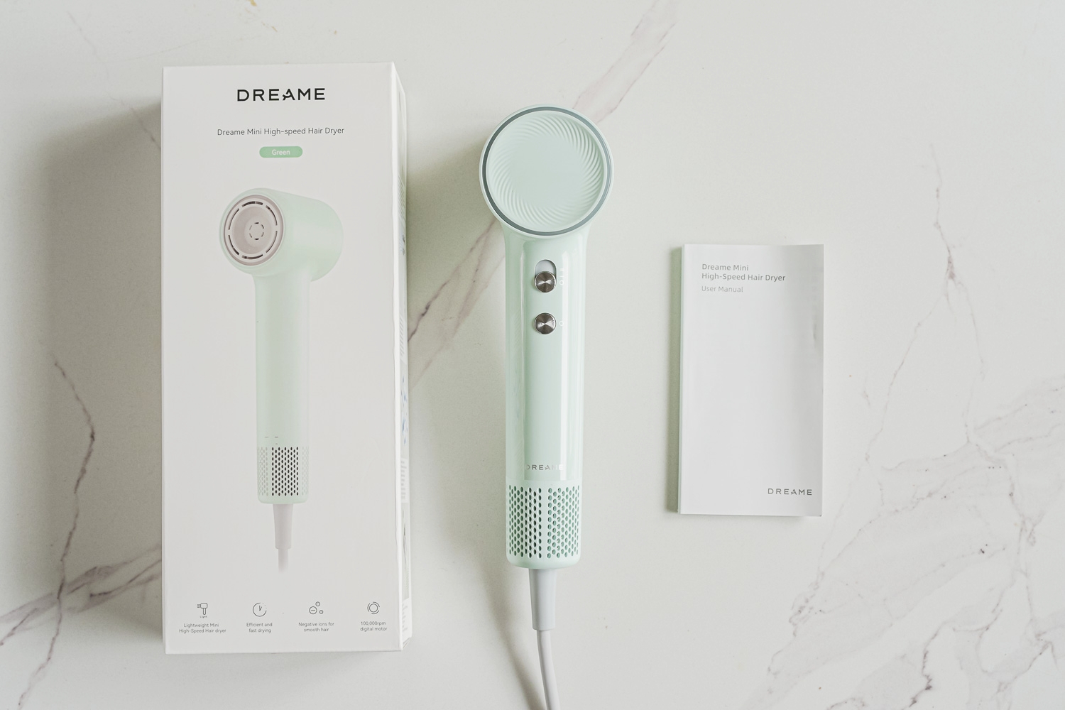 Dreame Hair MINI - Máy sấy tốc độ cao nhỏ gọn, sấy nhanh chỉ 2 phút, chăm sóc tóc bóng mượt- Ảnh 7.