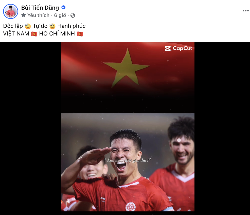 Ảnh yêu nước của dàn sao bóng đá gây sốt: Nhà Văn Hậu-Hải My đẹp đỉnh, Văn Thanh Ảnh yêu nước của dàn sao bóng đá gây sốt: Nhà Văn Hậu-Hải My đẹp đỉnh, Văn Thanh