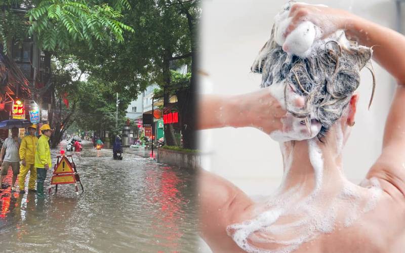 Sau 5 tiếng tắc đường, lội nước ngập do mưa bão, ngay khi về đến nhà tôi lập tức làm những việc này