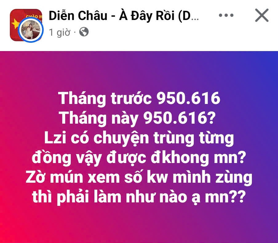 Người dân Nghệ An, Hà Tĩnh 'kêu trời' vì tiền điện tăng vọt giữa mùa mưa bão - Ảnh 4. Người dân Nghệ An, Hà Tĩnh 'kêu trời' vì tiền điện tăng vọt giữa mùa mưa bão - Ảnh 4.