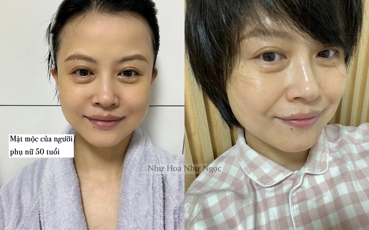 Người phụ nữ 50 tuổi với làn da tới gái 20 cũng phải ghen tị, bí kíp nằm ở 1 thứ quen thuộc - Ảnh 2. Người phụ nữ 50 tuổi với làn da tới gái 20 cũng phải ghen tị, bí kíp nằm ở 1 thứ quen thuộc - Ảnh 2.