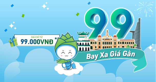 Tưng bừng 9.9, chớp ngay ngàn vé bay chỉ từ 99.000 đồng cùng Bamboo Airways - Ảnh 1. Tưng bừng 9.9, chớp ngay ngàn vé bay chỉ từ 99.000 đồng cùng Bamboo Airways - Ảnh 1.
