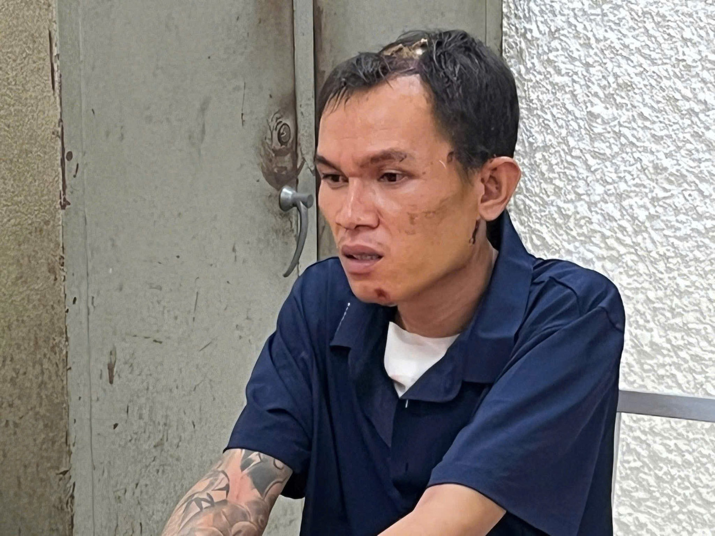 Lời khai của đối tượng sát hại trung tá công an đang làm nhiệm vụ - Ảnh 1. Lời khai của đối tượng sát hại trung tá công an đang làm nhiệm vụ - Ảnh 1.