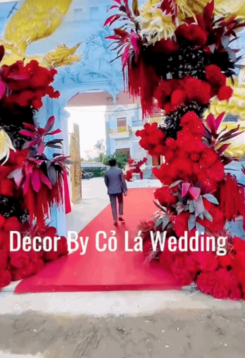 Đ&aacute;m cưới hot Tiền Giang đ&acirc;y rồi: Thiếu gia vựa gạo miền T&acirc;y chơi lớn biến s&acirc;n tennis th&agrave;nh lễ đường- Ảnh 2.