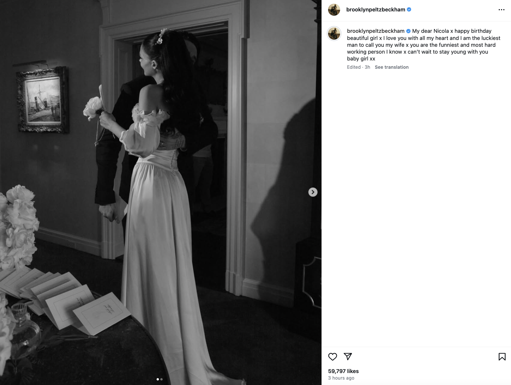 Ch&uacute;c sinh nhật vợ ngọt ng&agrave;o, con trai Beckham kh&ocirc;ng d&aacute;m mở b&igrave;nh luận giữa drama d&ugrave;ng luật sư n&oacute;i chuyện với bố mẹ đẻ- Ảnh 1.