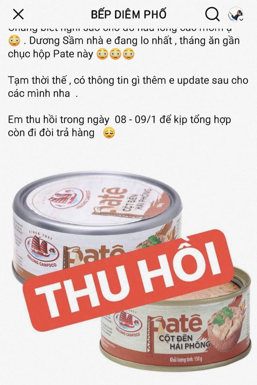 L&uacute;ng t&uacute;ng thu hồi đồ hộp Hạ Long - Ảnh 2.