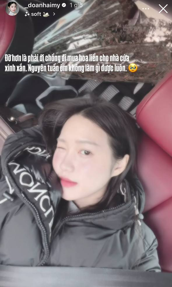 Tiểu thư Do&atilde;n Hải My gặp vấn đề sức khoẻ, phải nhập viện, vừa trở lại đ&atilde; bắt Văn Hậu l&agrave;m ngay 1 việc- Ảnh 2.