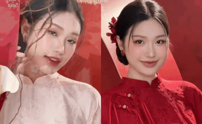 Do&atilde;n Hải My chụp tới 25 bộ &aacute;o d&agrave;i tết, xinh đẹp nết na nhưng vẫn bị netizen ch&ecirc; 