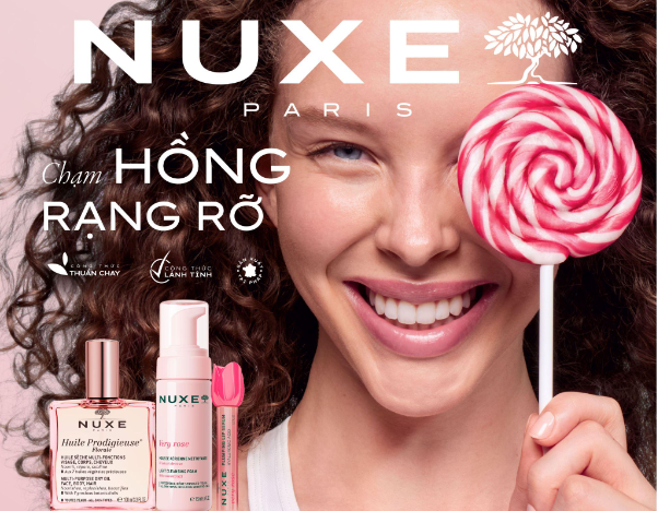 Khai niên trong sắc hồng rạng rỡ của NUXE - Ảnh 1. Khai niên trong sắc hồng rạng rỡ của NUXE - Ảnh 1.