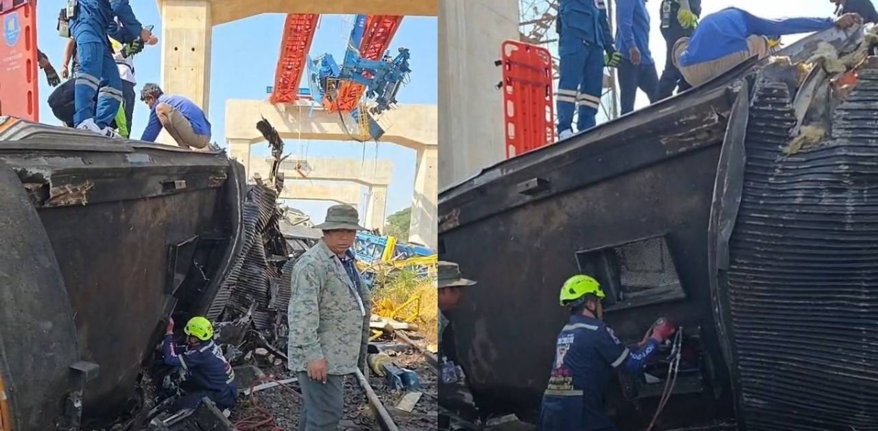 Th&aacute;i Lan: Cần cẩu đổ sập g&acirc;y thảm kịch, &iacute;t nhất 22 người thiệt mạng - Ảnh 3.