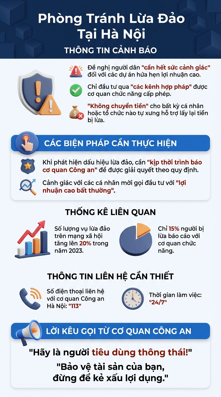 Phụ nữ Hà Nội mất hơn 8 tỷ đồng vì lừa đảo đầu tư giả mạo - Ảnh 1. Phụ nữ Hà Nội mất hơn 8 tỷ đồng vì lừa đảo đầu tư giả mạo - Ảnh 1.