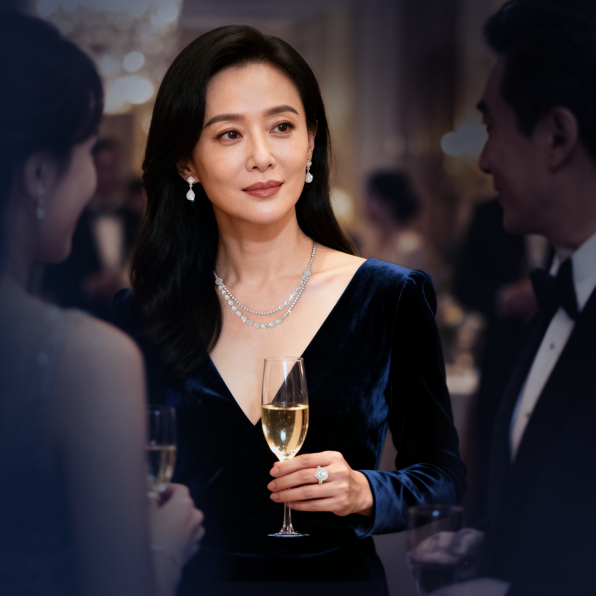 Vẻ đẹp của người phụ nữ tự tin: Bừng s&aacute;ng tinh tế trong những buổi tiệc cuối năm - Ảnh 2.