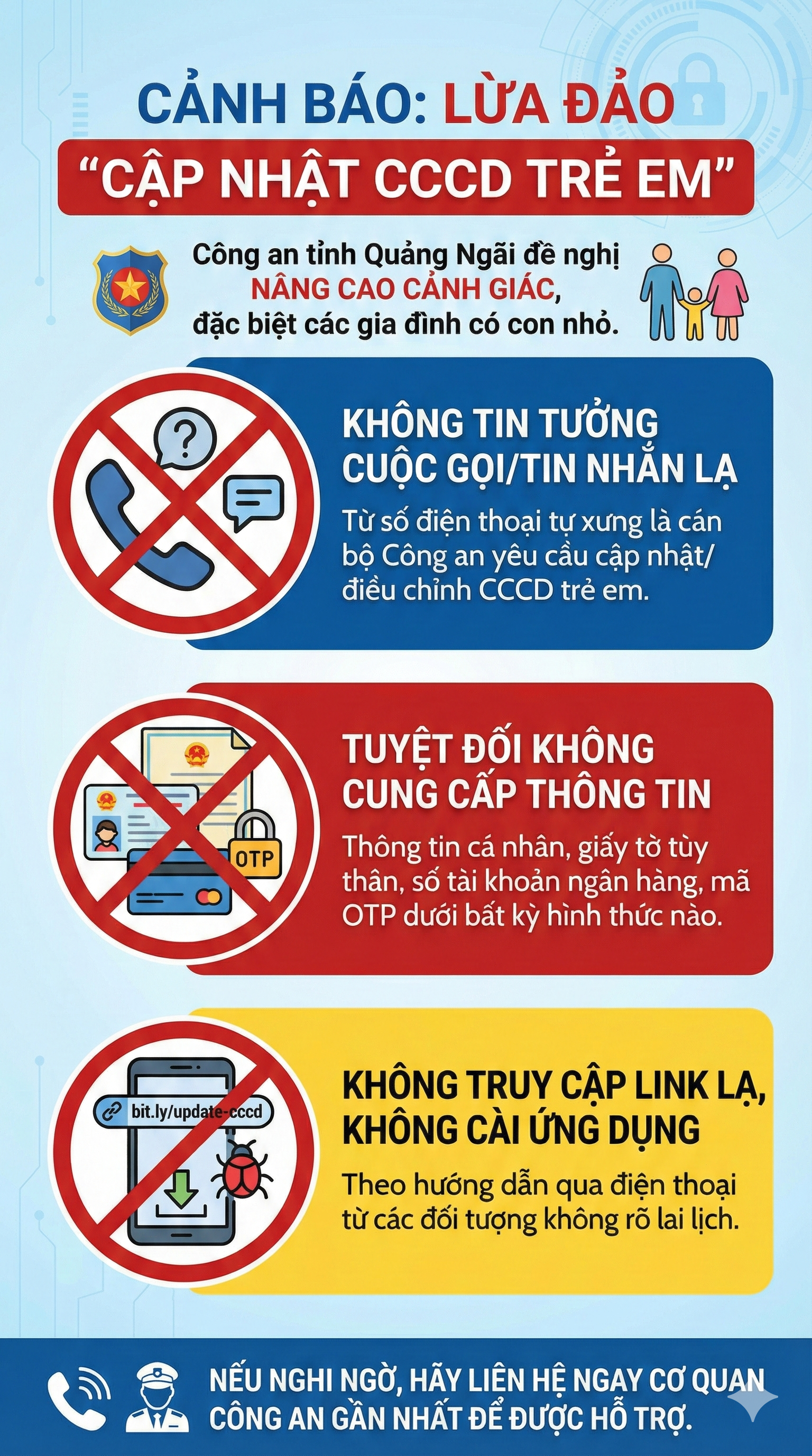 C&ocirc;ng an cảnh b&aacute;o n&oacute;ng li&ecirc;n quan đến căn cước c&ocirc;ng d&acirc;n trẻ em, tất cả phụ huynh ch&uacute; &yacute;- Ảnh 2.