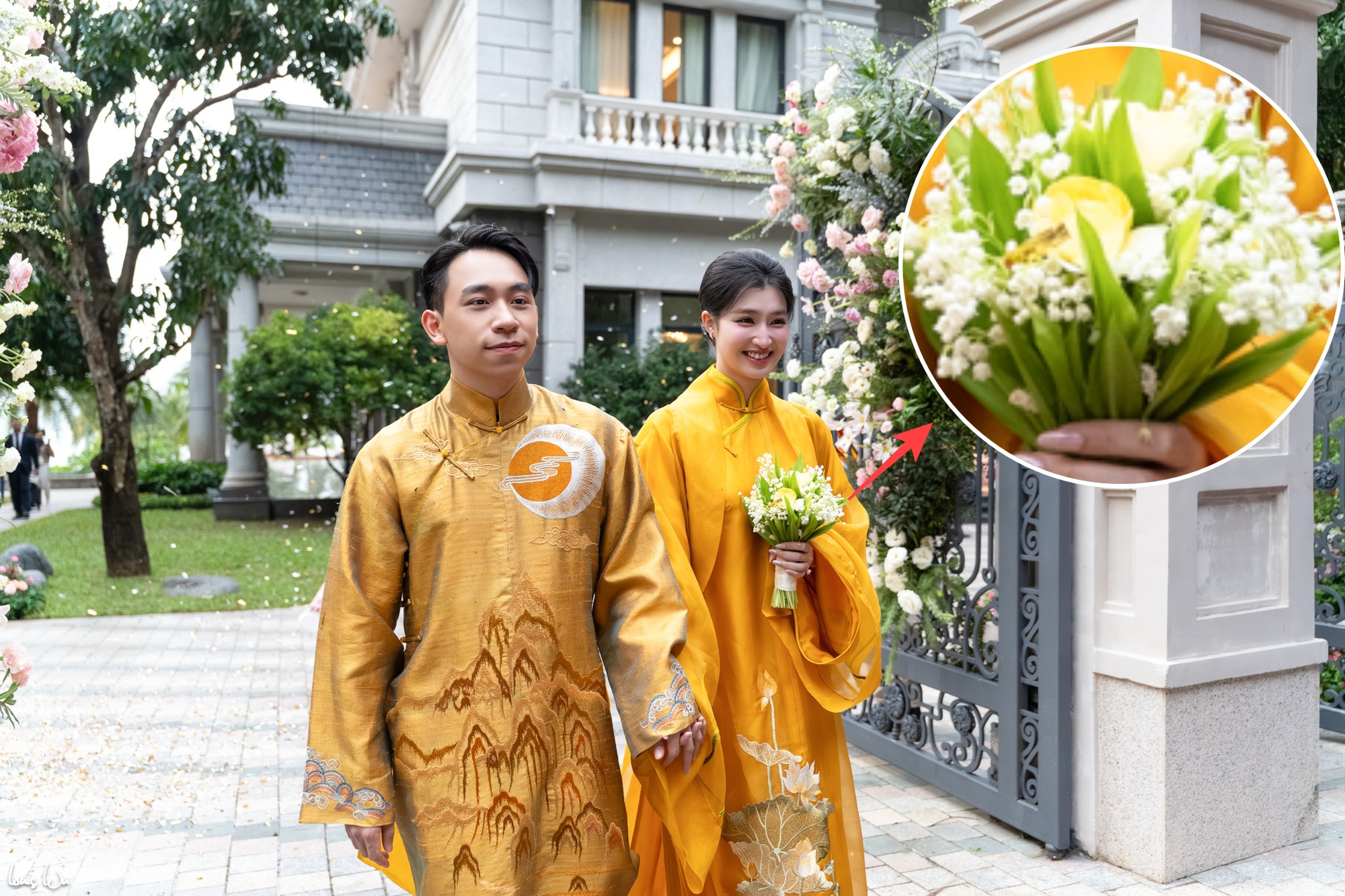 Loạt chi tiết nói lên nhiều điều trong ngày gia đình tỷ phú đón con dâu Phương Nhi- Ảnh 1. Loạt chi tiết nói lên nhiều điều trong ngày gia đình tỷ phú đón con dâu Phương Nhi- Ảnh 1.