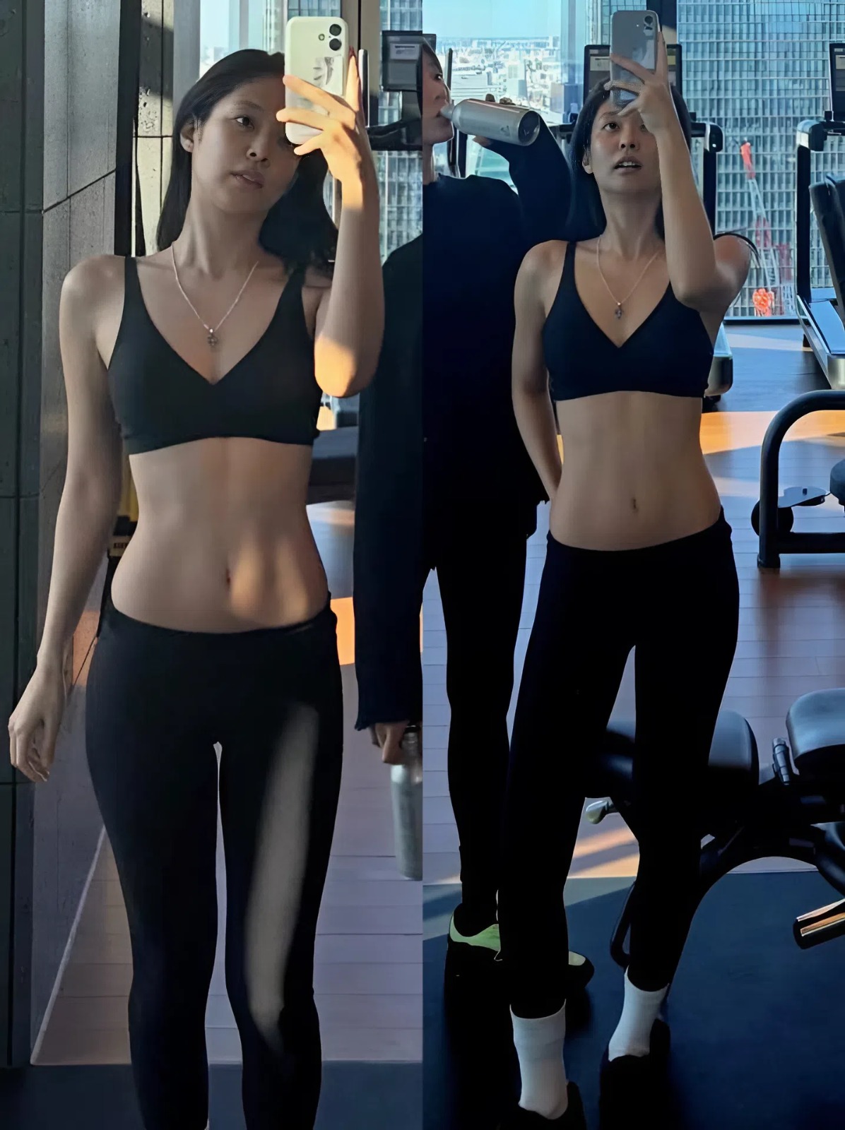 Bộ m&ocirc;n giữ d&aacute;ng Jennie kh&ocirc;ng thể bỏ, c&ugrave;ng V chọn ph&ograve;ng tập ở kh&aacute;ch sạn sang bậc nhất thế giới- Ảnh 1.