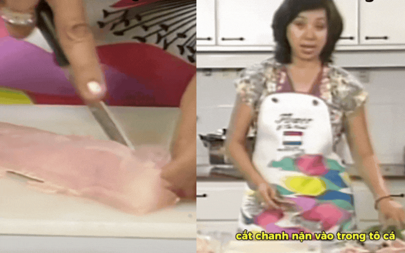 Video dạy nấu ăn năm 1995 bất ngờ 