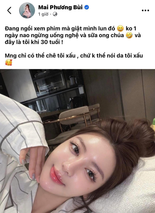 Từ ồn ào khoe da của Mai Phương Bùi và chuyện làm đẹp da từ sữa ong chúa và nghệ: Dùng trong thời gian dài, cơ thể có 