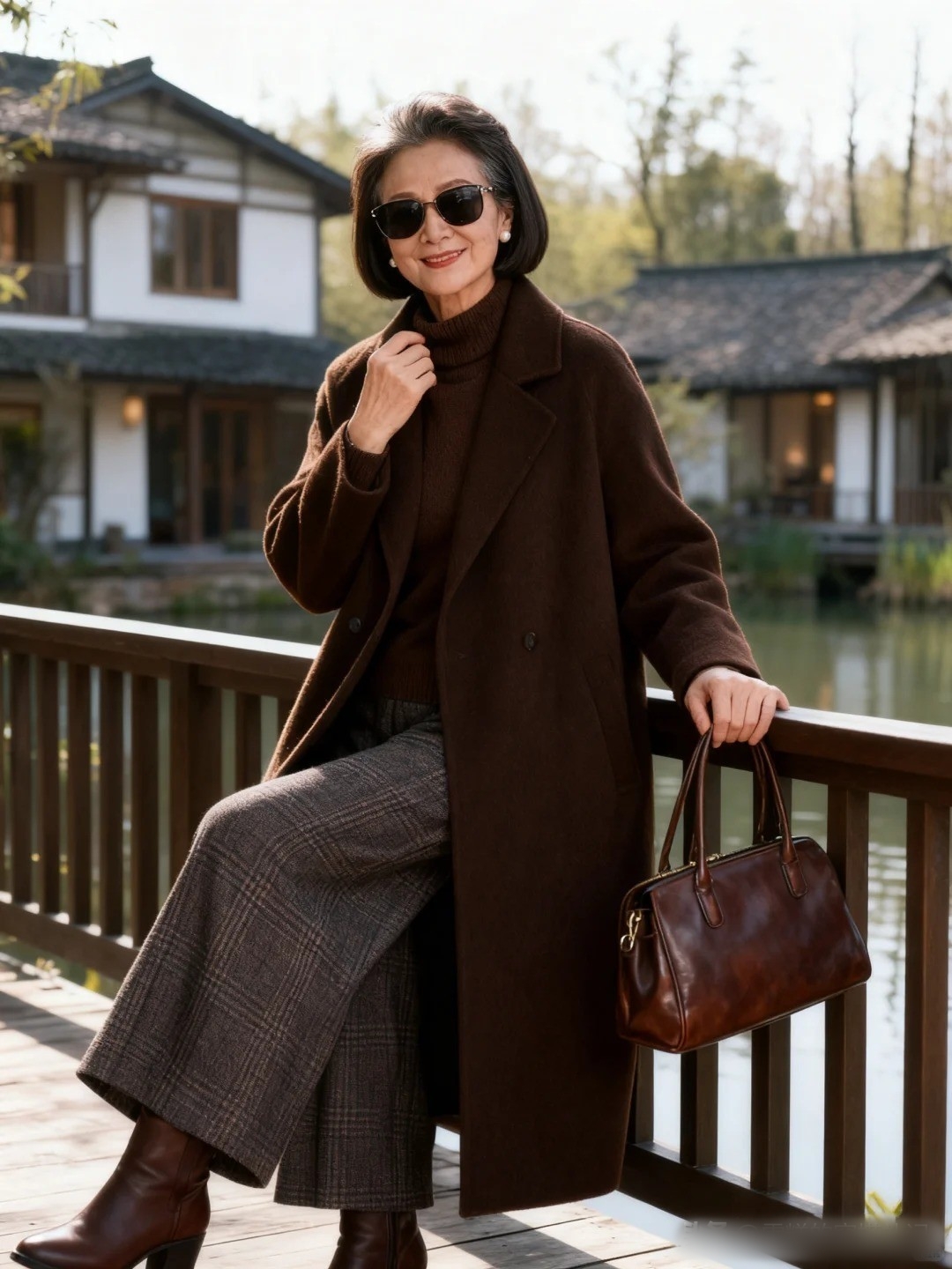 M&ugrave;a đ&ocirc;ng mặc sao cho sang? Phụ nữ trung ni&ecirc;n chỉ cần đổi &aacute;o kho&aacute;c l&agrave; đủ- Ảnh 10.