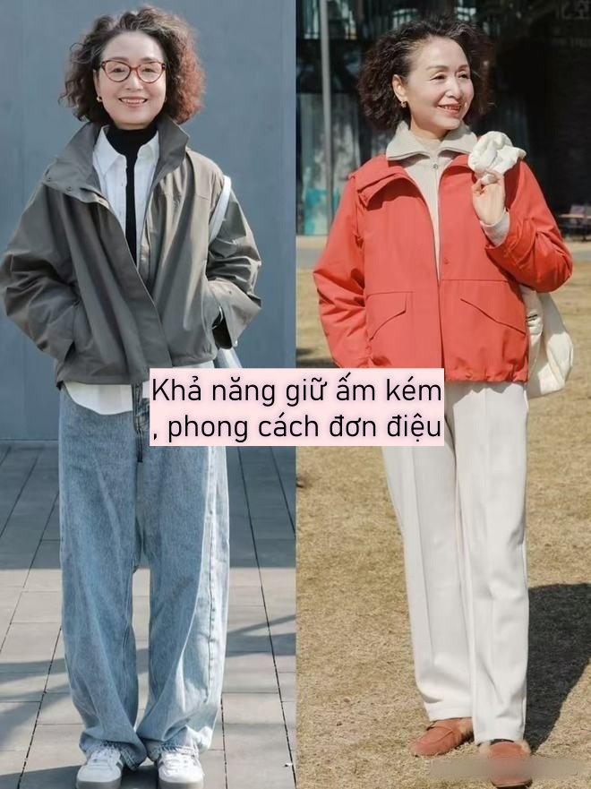 M&ugrave;a đ&ocirc;ng mặc sao cho sang? Phụ nữ trung ni&ecirc;n chỉ cần đổi &aacute;o kho&aacute;c l&agrave; đủ- Ảnh 3.