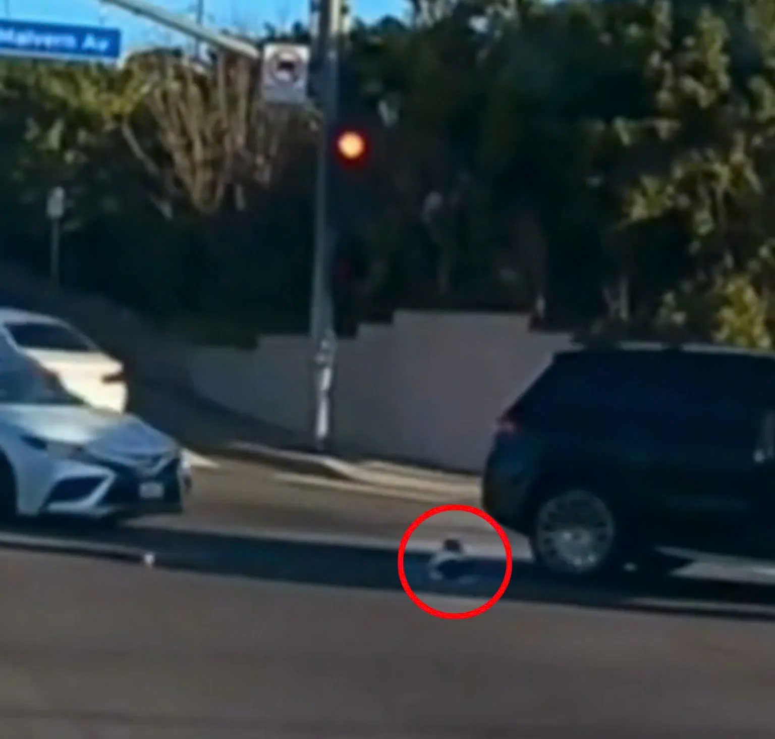 Khoảnh khắc kinh hoàng: Bé gái 19 tháng tuổi rơi khỏi ô tô đang chạy giữa ngã tư - Ảnh 1. Khoảnh khắc kinh hoàng: Bé gái 19 tháng tuổi rơi khỏi ô tô đang chạy giữa ngã tư - Ảnh 1.