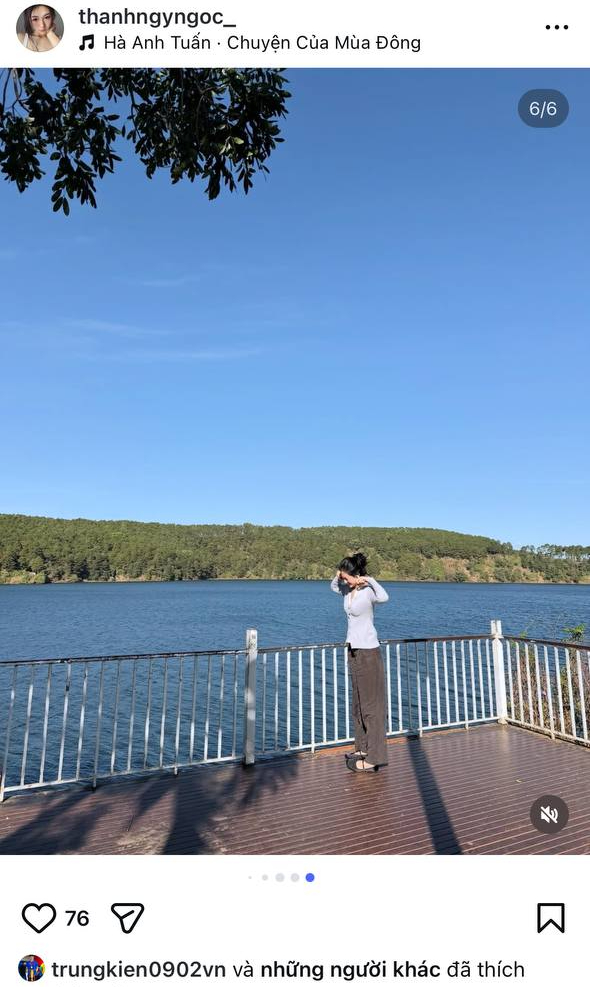 Thủ m&ocirc;n hotboy Trần Trung Ki&ecirc;n trượt tay đăng ảnh bạn g&aacute;i rồi vội xo&aacute;, c&ograve;n bị 