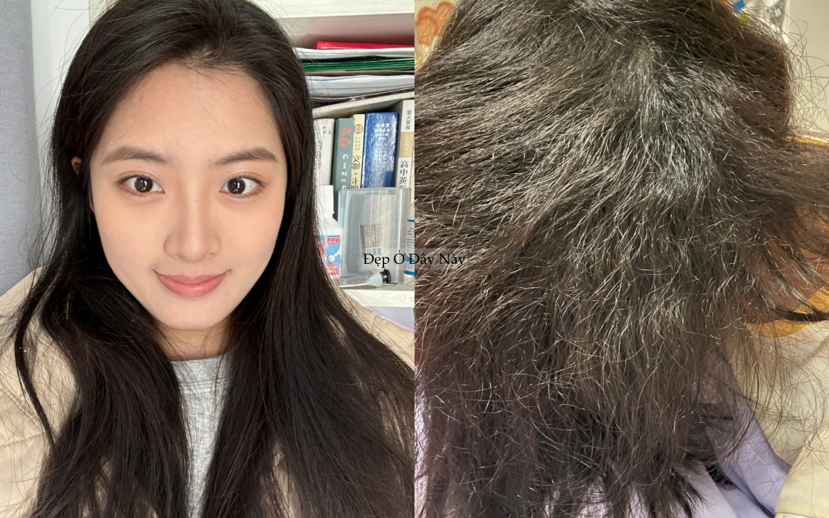 Chỉ đổi c&aacute;ch gội đầu, n&agrave;ng blogger khiến m&aacute;i t&oacute;c rễ tre trở n&ecirc;n mềm mượt thấy r&otilde; - Ảnh 3.