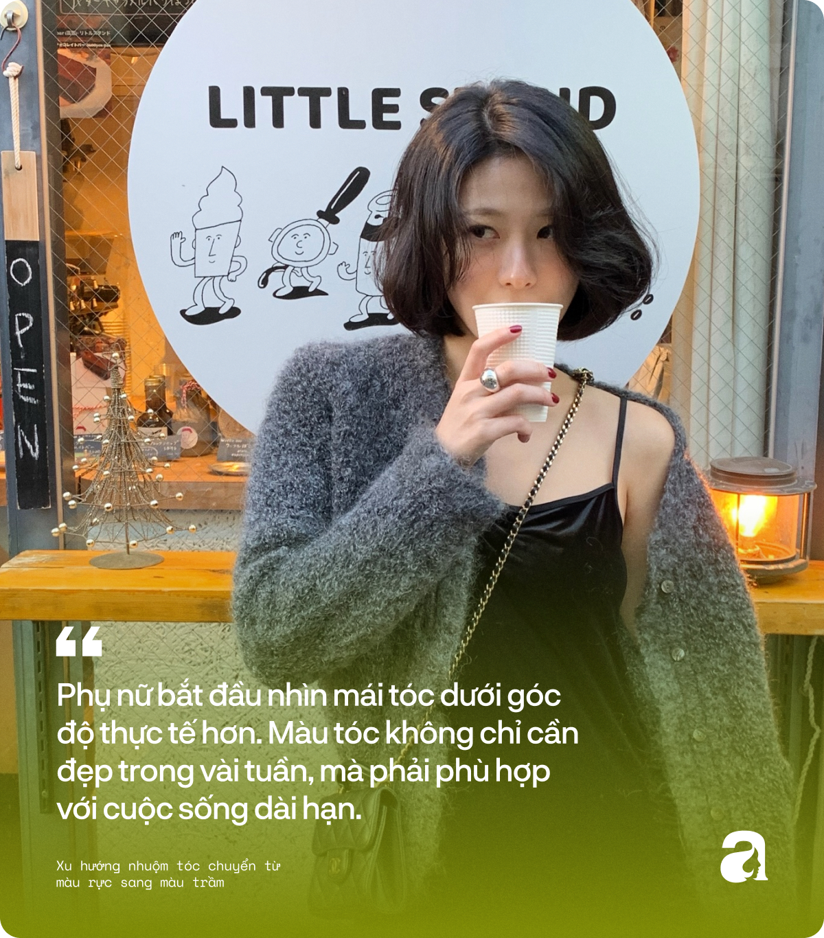 Xu hướng t&oacute;c 2026: M&agrave;u trầm l&ecirc;n ng&ocirc;i thay thế t&oacute;c nhuộm nổi của Phụ nữ hiện đại - Ảnh 14.