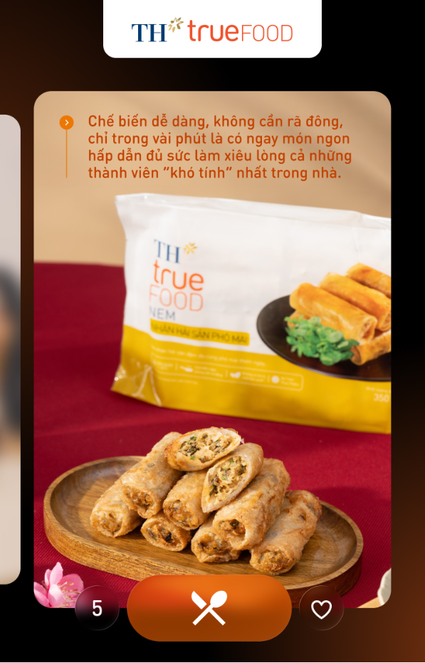 Thưởng thức bộ ba hương vị nem gi&ograve;n rụm, nh&acirc;n ngọt thơm đầy đặn từ TH true FOOD - Ảnh 7.