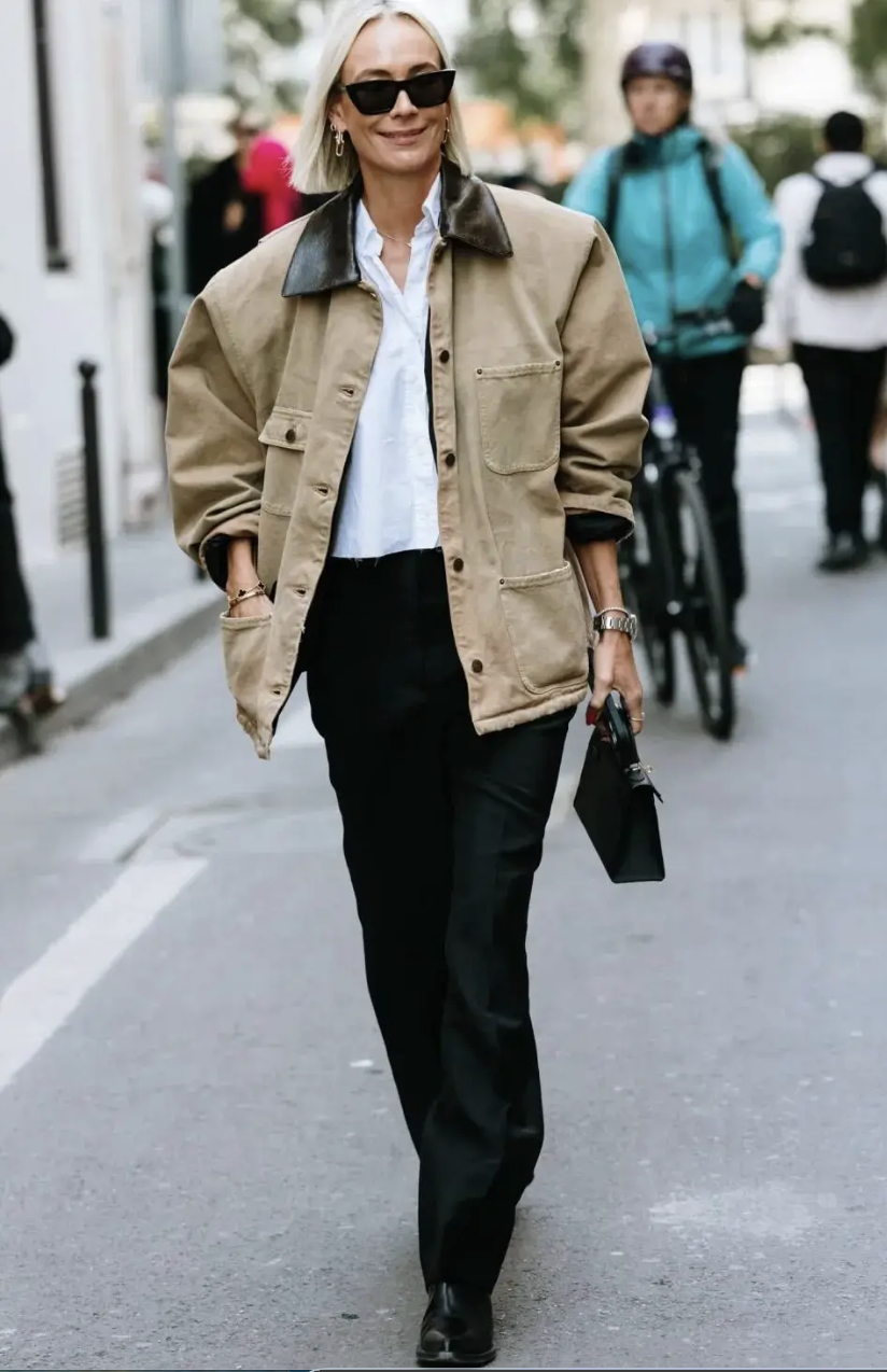 Diện đồ m&ugrave;a đ&ocirc;ng kh&ocirc;ng bị nuốt d&aacute;ng với phong c&aacute;ch Tam gi&aacute;c ngược sang trọng - Ảnh 25.