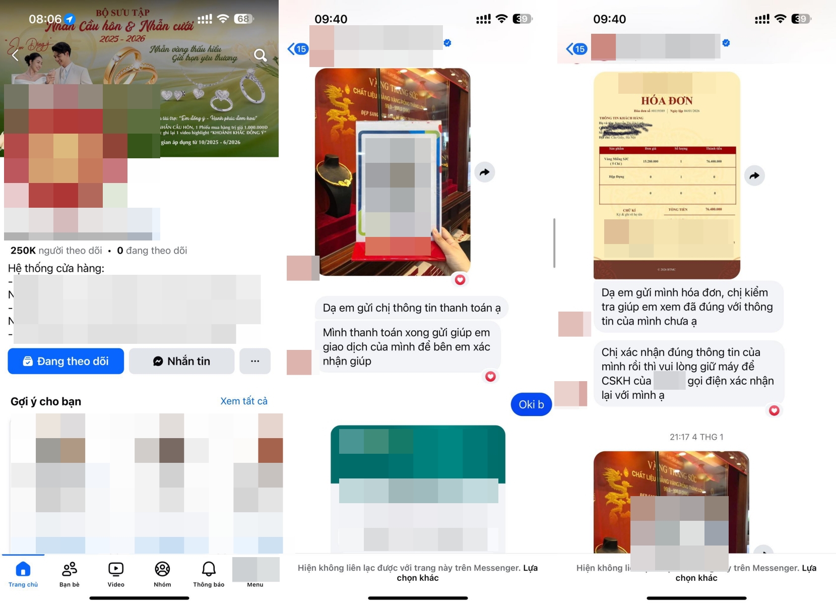 Cảnh báo lừa đảo mua vàng online: Mất hơn 76 triệu chỉ trong 4 phút - Ảnh 1. Cảnh báo lừa đảo mua vàng online: Mất hơn 76 triệu chỉ trong 4 phút - Ảnh 1.