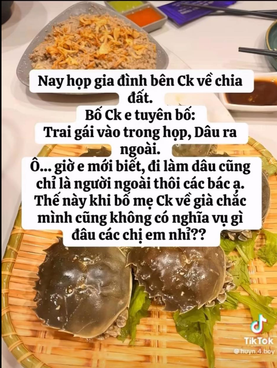 Họp chia t&agrave;i sản, bố chồng y&ecirc;u cầu 