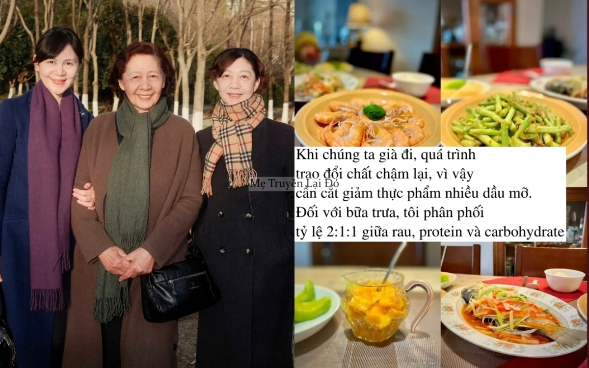 57 tuổi vẫn da mịn tóc dày nhờ bí quyết chăm sóc kiểu