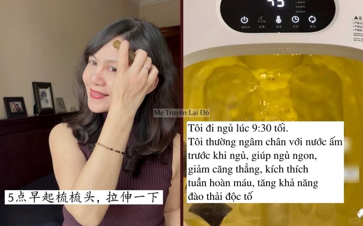 57 tuổi vẫn da mịn tóc dày nhờ bí quyết chăm sóc kiểu